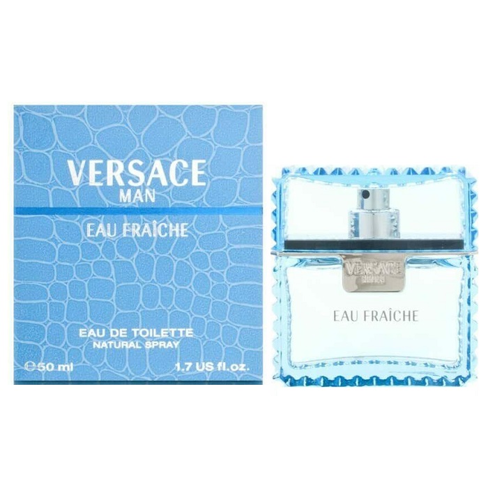 Versace Man Eau Fraiche Cologne by Versace 1.7oz Eau De Toilette Spray for men